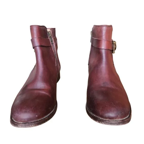 Frye Womens Redwood Leather Melissa Knotted Ankle Boots 8.5B Italian Western