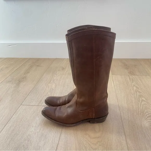 Frye Women's Rider Pull-on Boots in Brown 7