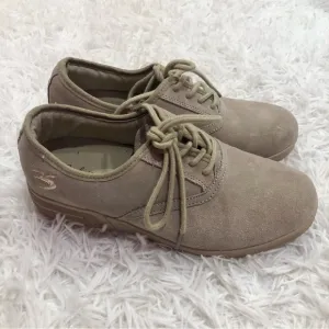 G-Defy by Gravity Defyer Comfort Fit Suede Everyday Diabetic Shoes Tan 9.5