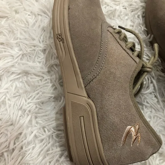 G-Defy by Gravity Defyer Comfort Fit Suede Everyday Diabetic Shoes Tan 9.5