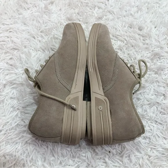 G-Defy by Gravity Defyer Comfort Fit Suede Everyday Diabetic Shoes Tan 9.5