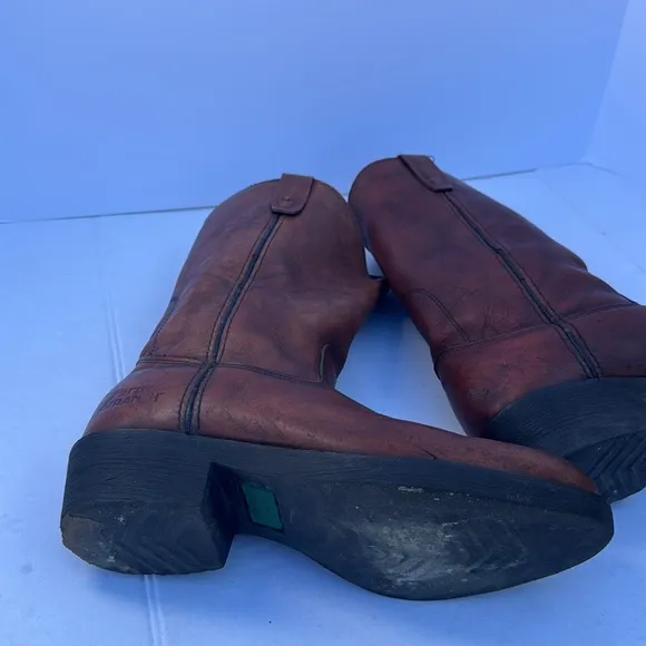 Georgia cowboys boots 9M farm &amp; ranch leather