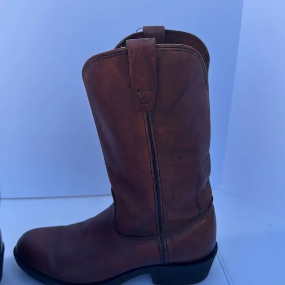 Georgia cowboys boots 9M farm &amp; ranch leather