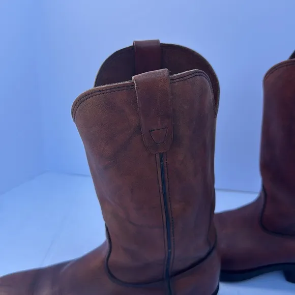 Georgia cowboys boots 9M farm &amp; ranch leather