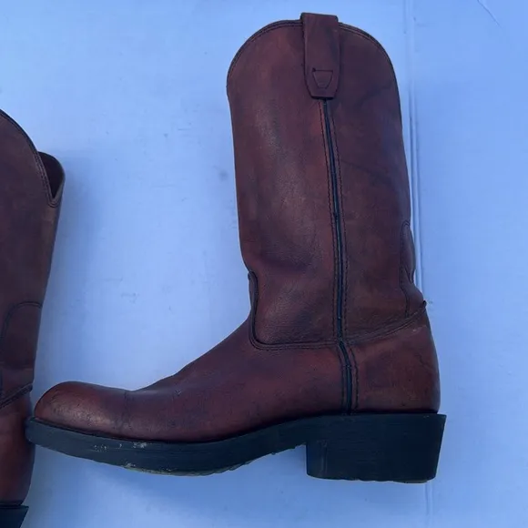 Georgia cowboys boots 9M farm &amp; ranch leather