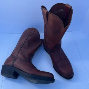 Georgia cowboys boots 9M farm &amp; ranch leather