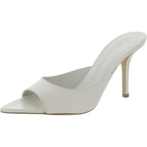 Gia X Pernille Teisbaek Womens Perni 04 White Leather Slip-On Mules Shoes New