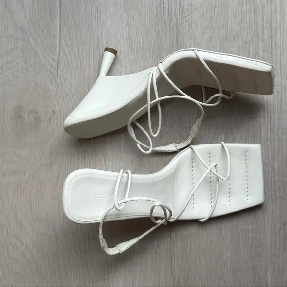 GIA/RHW Leather Slingback Wedges