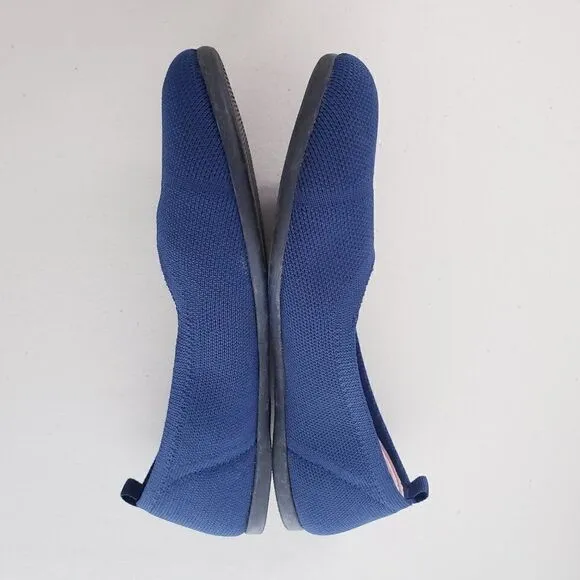 Giesswein Ballet Knit Flats Size EU 40 Dark Blue Washable Comfort