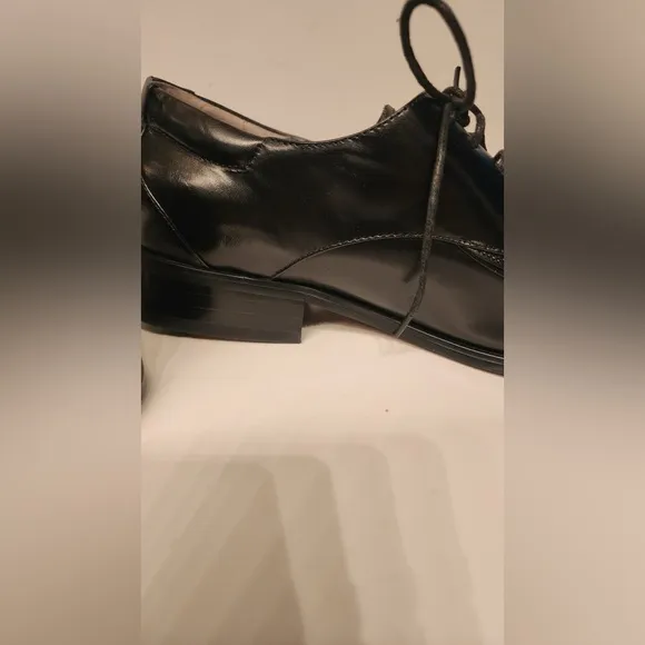 Giorgii Venturi Black Leather Men's Dress Shoes Size 12