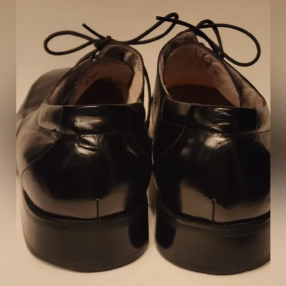 Giorgii Venturi Black Leather Men's Dress Shoes Size 12