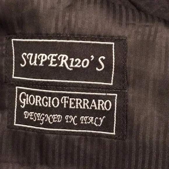 Giorgio Ferraro black 4 buttons coat