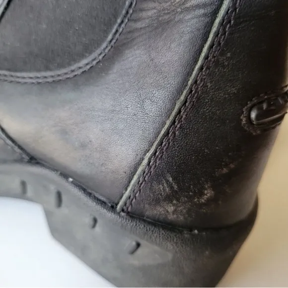 Girls Ariat Devon Black Zip Boots SZ 6B