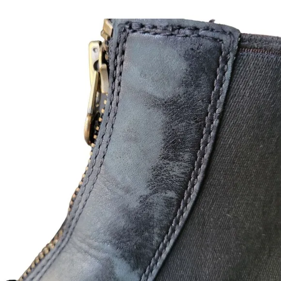 Girls Ariat Devon Black Zip Boots SZ 6B