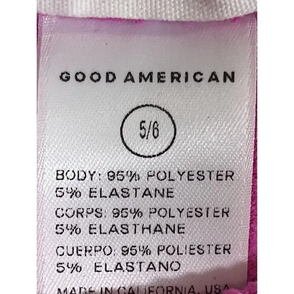 Good American Skirt Women 2X Pink Always Fit Mini Bold Holiday Concert Ribbed