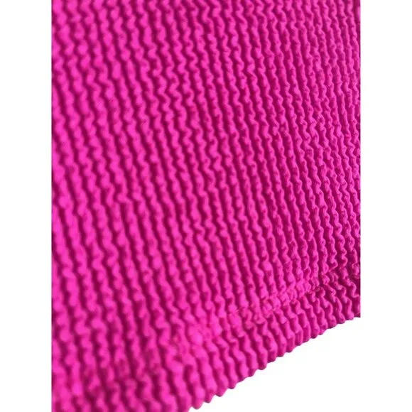Good American Skirt Women 2X Pink Always Fit Mini Bold Holiday Concert Ribbed