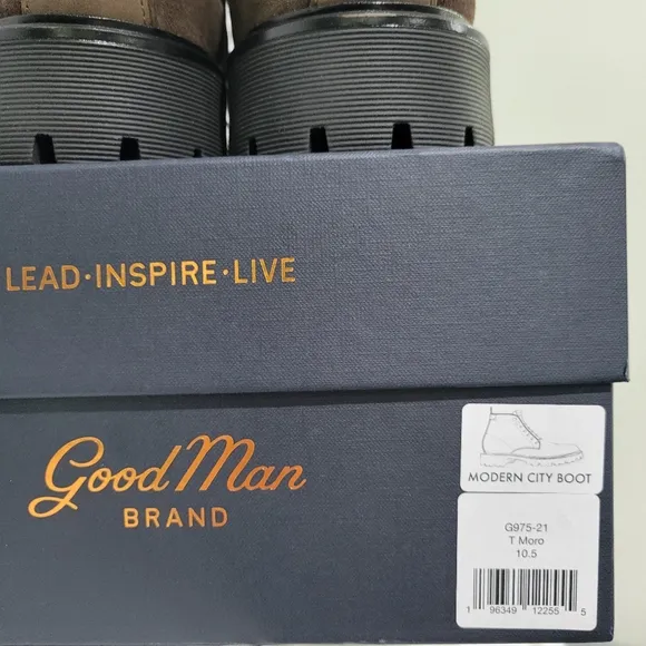 Good Man Brand Modern City Leather Ankle Boots •Made in Italy  10.5 M