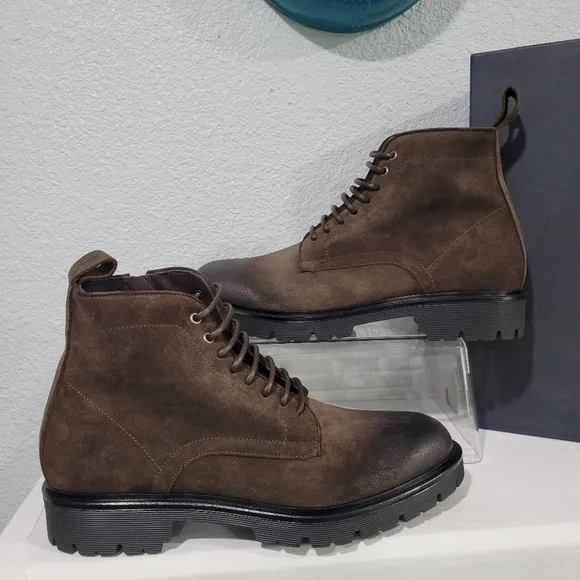 Good Man Brand Modern City Leather Ankle Boots •Made in Italy  10.5 M