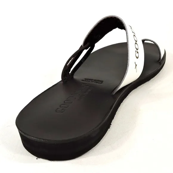 GOODMAN 🇮🇹 MENS BROWN LEATHER COMFORT SUMMER FLATS SANDALS