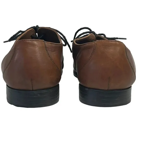 Gordon Rush Beck Mens 10.5 Shoes Brown Leather Derby Cap Toe 105285