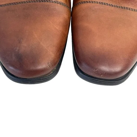 Gordon Rush Beck Mens 10.5 Shoes Brown Leather Derby Cap Toe 105285