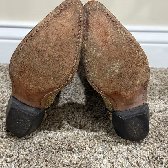 Great western boot Co. snake skin Size 5.5 M women's