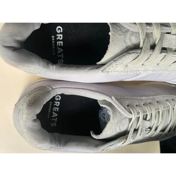 Greats Brooklyn Women's Low Sneakers Shoes Size 10 Gray