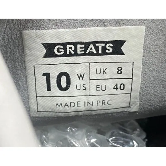 Greats Brooklyn Women's Low Sneakers Shoes Size 10 Gray
