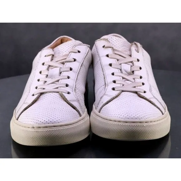 Greats Brooklyn Women's Sneakers Shoes Sz EU 37 US 7 Leather White Made In Italy