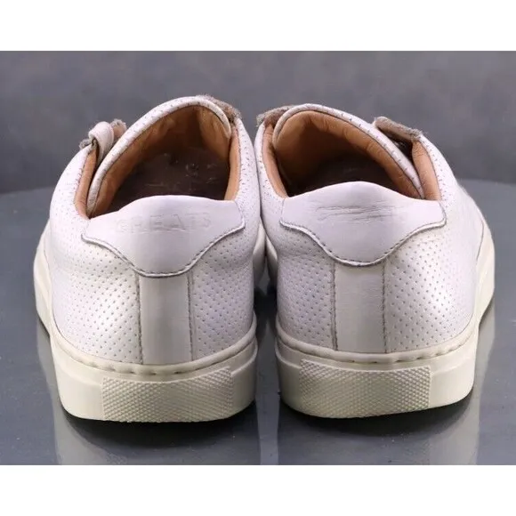 Greats Brooklyn Women's Sneakers Shoes Sz EU 37 US 7 Leather White Made In Italy
