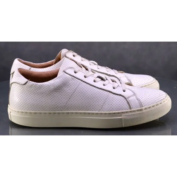 Greats Brooklyn Women's Sneakers Shoes Sz EU 37 US 7 Leather White Made In Italy