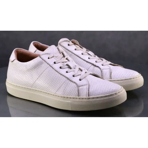 Greats Brooklyn Women's Sneakers Shoes Sz EU 37 US 7 Leather White Made In Italy