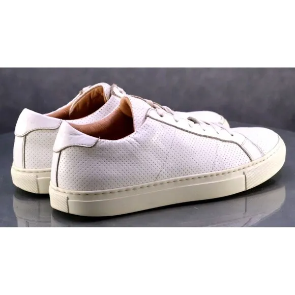 Greats Brooklyn Women's Sneakers Shoes Sz EU 37 US 7 Leather White Made In Italy