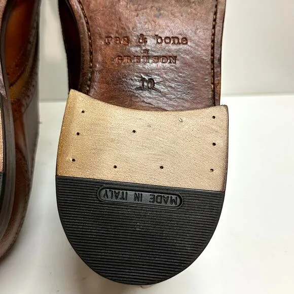 Grenson x Rag &amp; Bone Bedford Wingtip Derby UNWORN HEELS Made in UK 10 / US 11