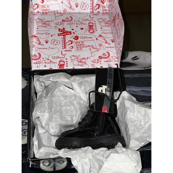 Ground Up BLACK - Kids Boots [5c]