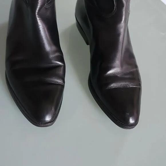 Gucci Leather Riding Boots