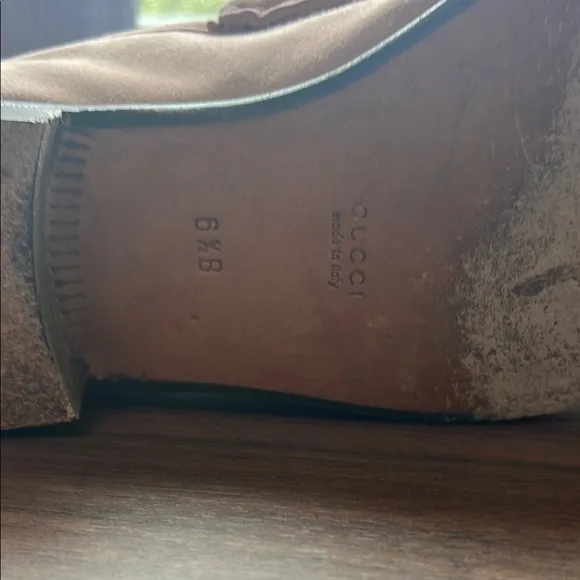 Gucci Pink Flats with Horsebit Detail