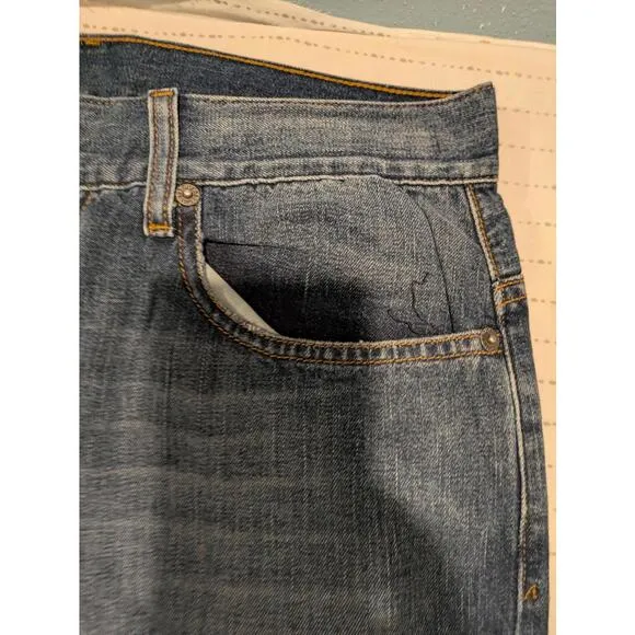 Guess Men's Straight Authentic Denim Jeans Vintage Deadstock Size 31x33