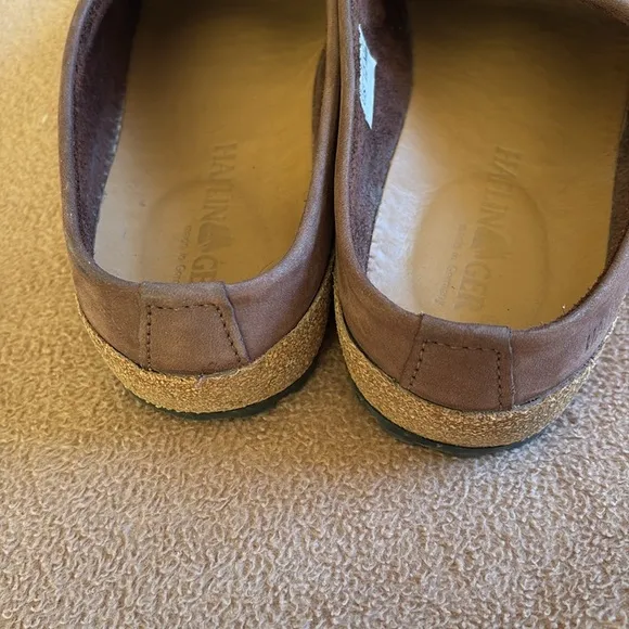 Haflinger Men's Brown Slip-On Shoes 11