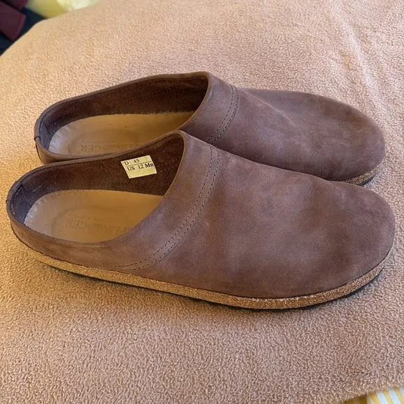 Haflinger Men's Brown Slip-On Shoes 11