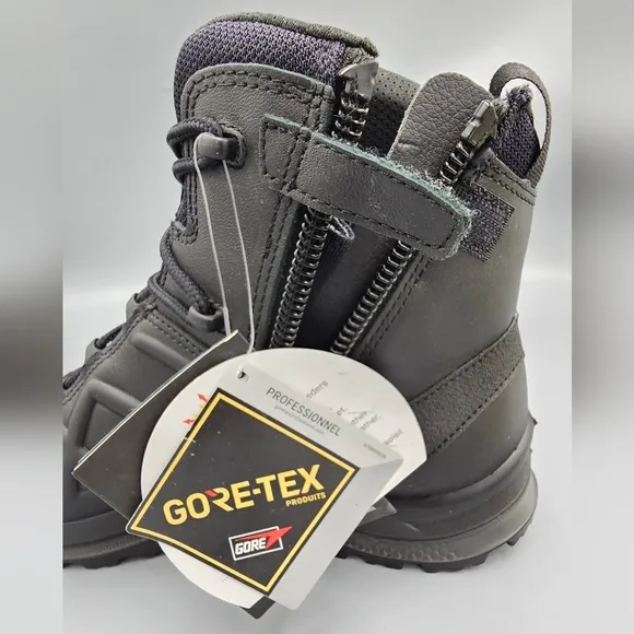 Haix Black Eagle Tactical 2.0 Gtx Mid  Side Zip Boots Size 6 M Unisex