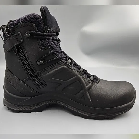 Haix Black Eagle Tactical 2.0 Gtx Mid  Side Zip Boots Size 6 M Unisex