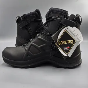 Haix Black Eagle Tactical 2.0 Gtx Mid  Side Zip Boots Size 6 M Unisex
