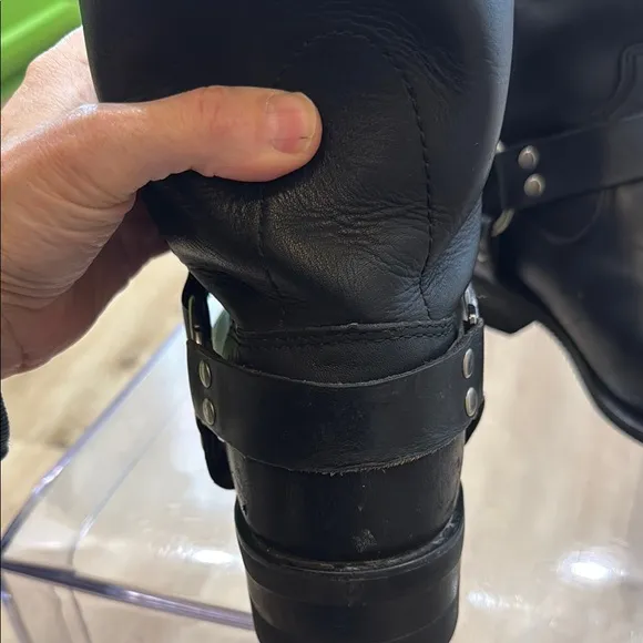 Harley Davidson Black Leather Men's Boots