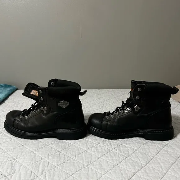 Harley Davidson Dipstick Boots 91610 Motorcycle Riding Shoes Men’s Size 8.5