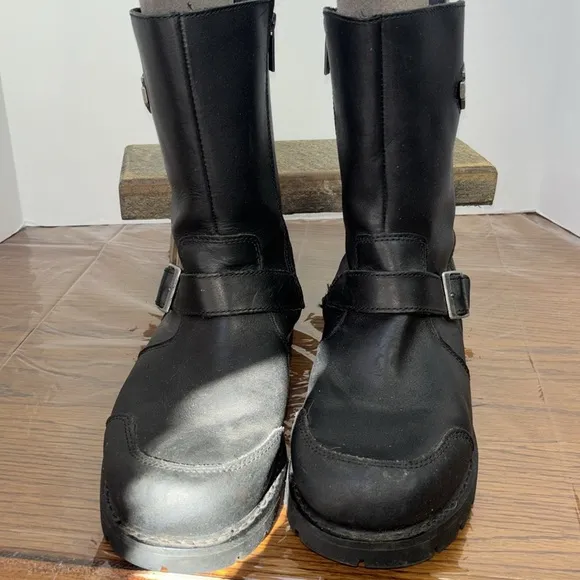 Harley Davidson Wolverine Radcliffe engineer black boots. Size 12. EUC.