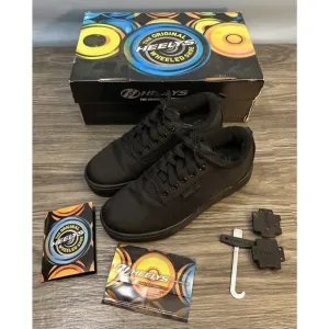 Heely's PRO 20 Unisex Kids Black Sneakers (US 6/UK5/EU 38)