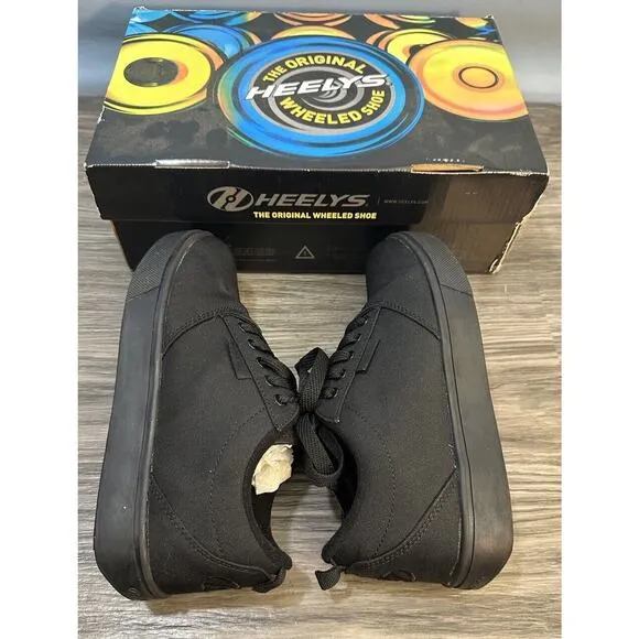 Heely's PRO 20 Unisex Kids Black Sneakers (US 6/UK5/EU 38)