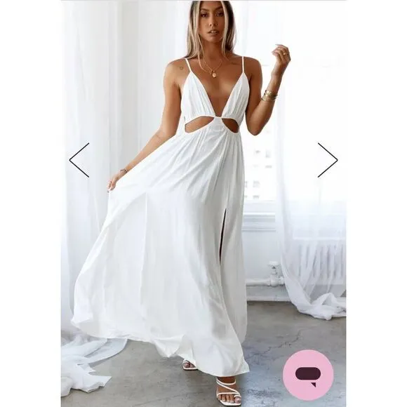 Hello Molly Soft Breeze Maxi Dress White