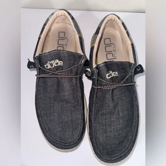 Hey dude Wally funk- camel dark gray men’s size 11